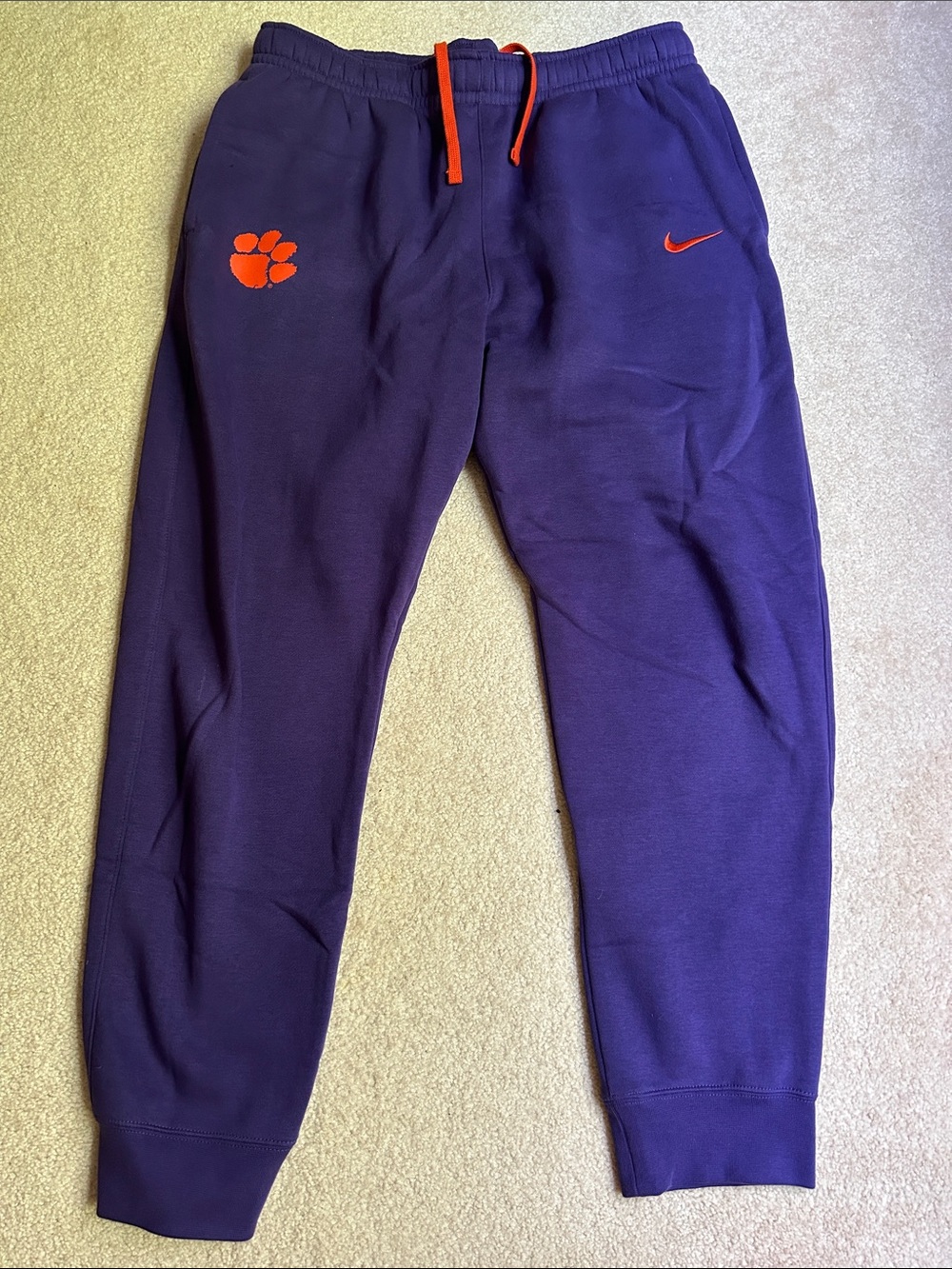 TEAM ISSUED Nike Clemson Tigers Football Sweatpants